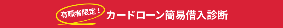 匿名でOK！カードローン簡易借入診断